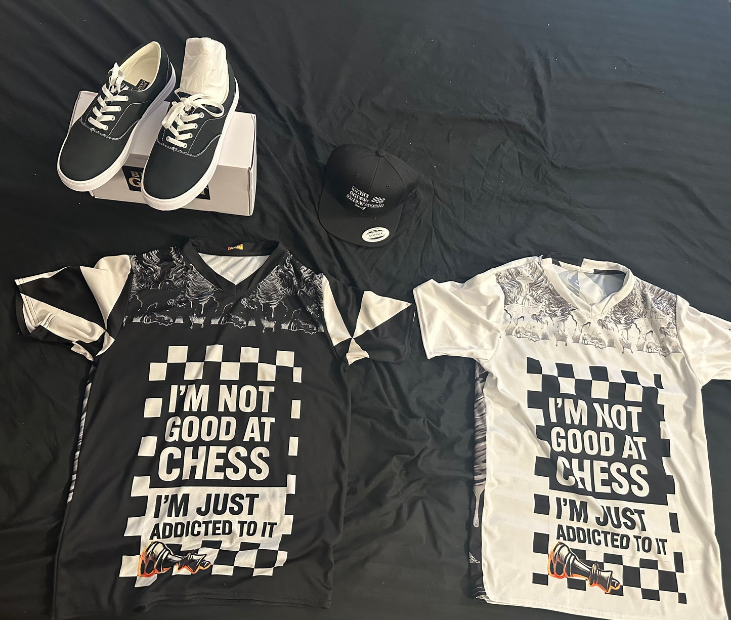Chess Addict's Recycled Unisex Sports jersey