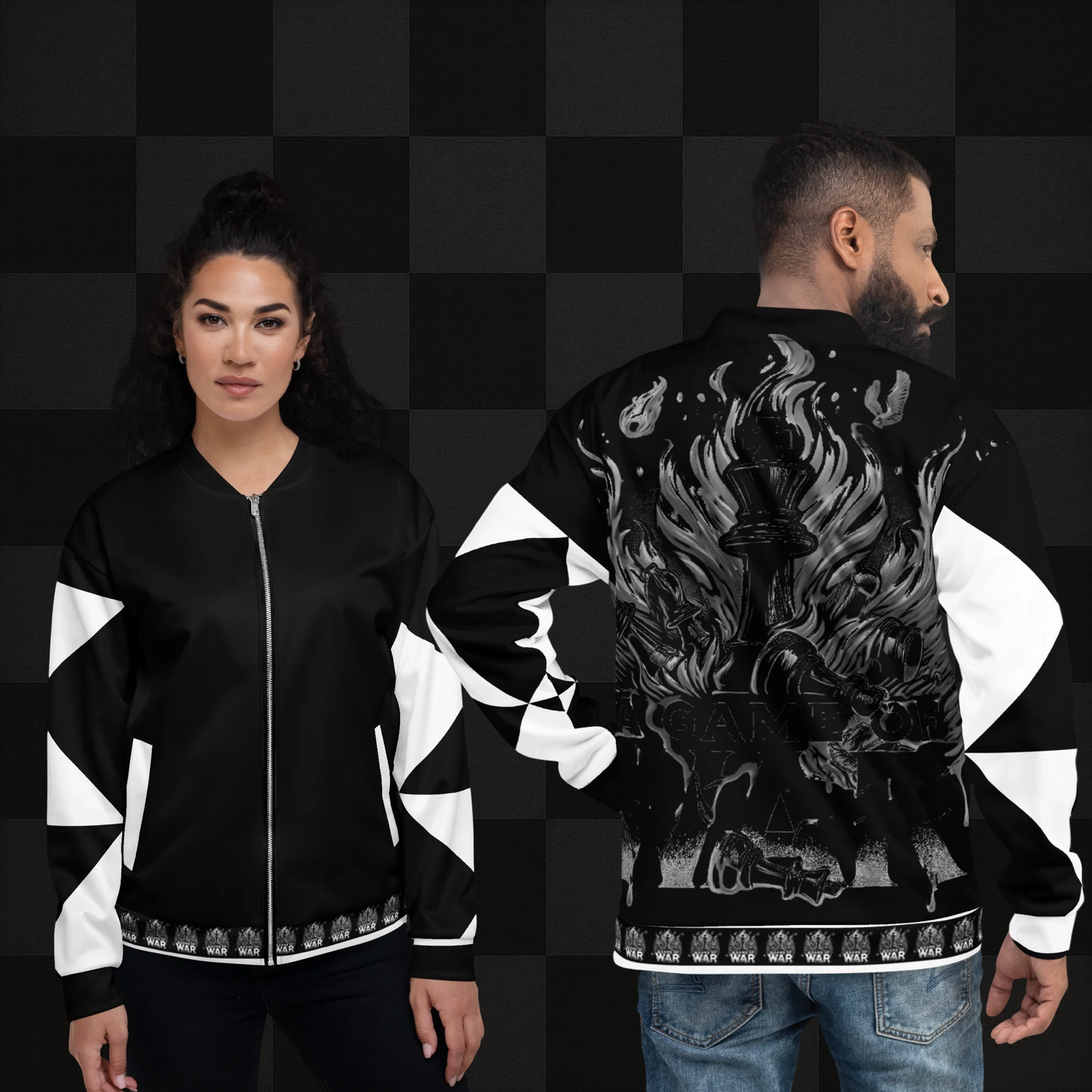 A Game of War Unisex Bomber Jacket