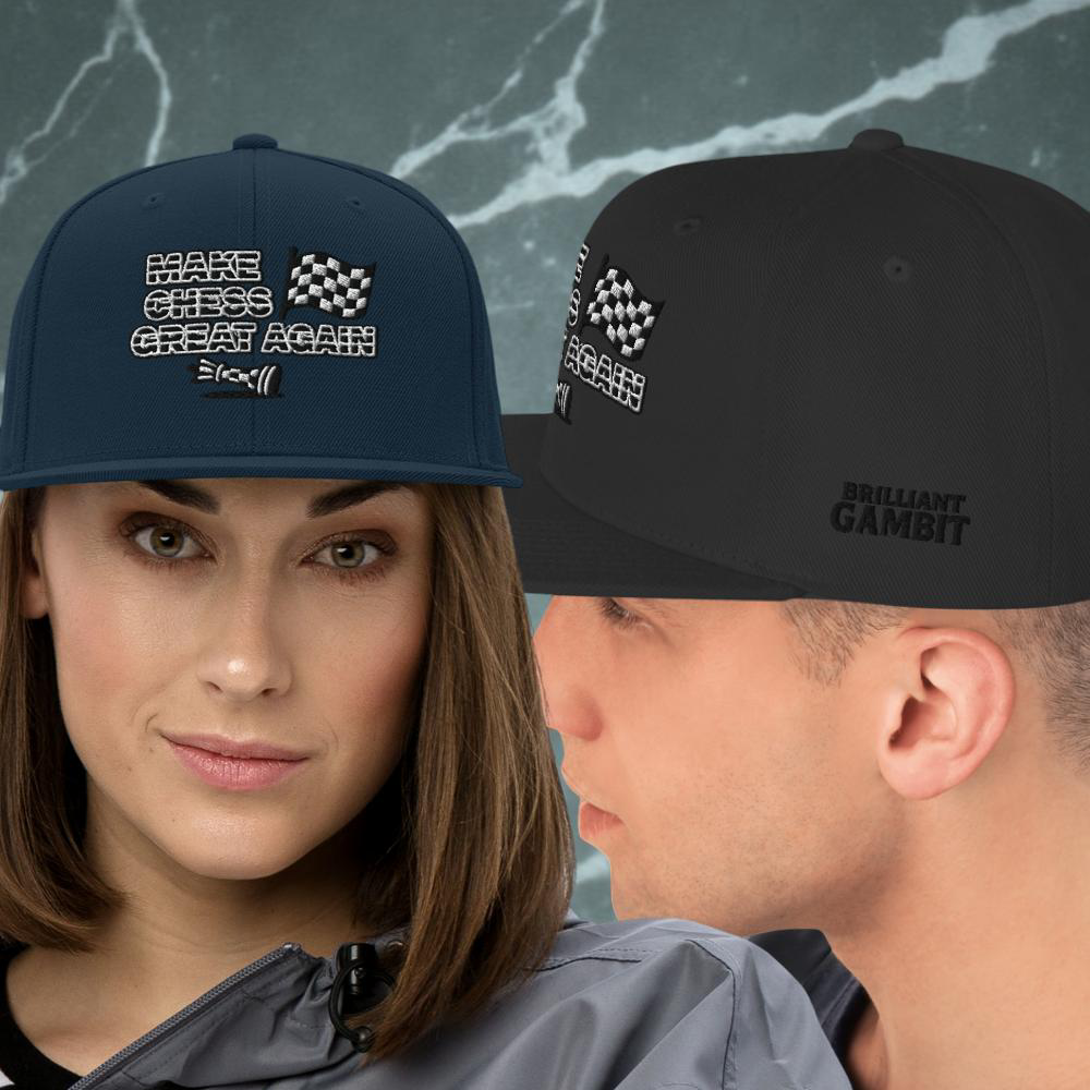 🏁Make Chess Great Again Snapback Hat