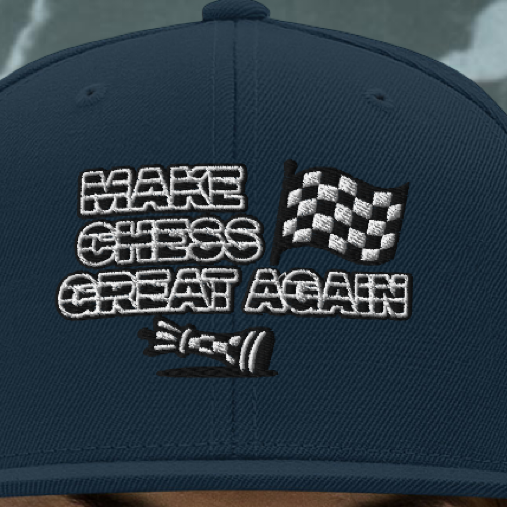 🏁Make Chess Great Again Snapback Hat